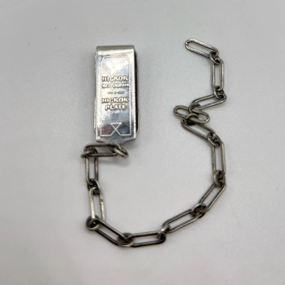 Vintage Hickok Beltogram Sterling Silver Watch Chain Fob Initial G